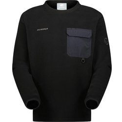 ムーンストーン ハイブリッド ミッドレイヤー クルーネック アジアンフィット Moonstone Hybrid ML Crew Neck AF 1014-05840 0001 black Lサイズ(日本：XLサイズ) [アウトドア フリース ユニセックス]