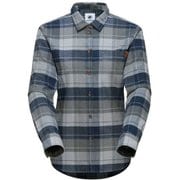 トロバットロングスリーブ シャツAF ウィメン Trovat Longsleeve Shirt AF Women 1015-01490 00735 steel-marine Sサイズ(日本：Mサイズ) [アウトドア シャツ レディース]