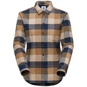 トロバットロングスリーブ シャツAF ウィメン Trovat Longsleeve Shirt AF Women 1015-01490 50579 marine-savannah XSサイズ(日本：Sサイズ) [アウトドア シャツ レディース]