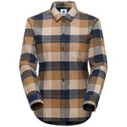 トロバットロングスリーブ シャツAF ウィメン Trovat Longsleeve Shirt AF Women 1015-01490 50579 marine-savannah XLサイズ(日本：XXLサイズ) [アウトドア シャツ レディース]