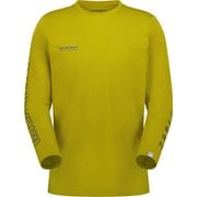 キューディー ロゴ プリント ロングスリーブ Tシャツ アジアンフィット メン QD Logo Print Longsleeve T-shirts AF Men 1016-01030 40291 aura-steel PRT3 Mサイズ(日本：Lサイズ) [アウトドア カットソー メンズ]