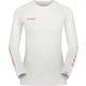 キューディー ロゴ プリント ロングスリーブ Tシャツ アジアンフィット ウィメン レディース カットソー white-mammut red PRT3（00784） Mサイズ（日本：Lサイズ） 1016-01040