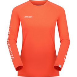 キューディー ロゴ プリント ロングスリーブ Tシャツ アジアンフィット ウィメン レディース カットソー peach-white PRT3（2283） XSサイズ（日本：Sサイズ） 1016-01040