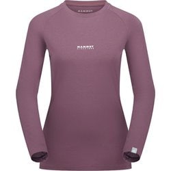 キューディー ロゴ プリント ロングスリーブ Tシャツ アジアンフィット ウィメン レディース カットソー flux-white PRT1（50610） XSサイズ（日本：Sサイズ） 1016-01040