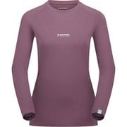 キューディー ロゴ プリント ロングスリーブ Tシャツ アジアンフィット ウィメン レディース カットソー flux-white PRT1(50610) Sサイズ(日本:Mサイズ) 1016-01040