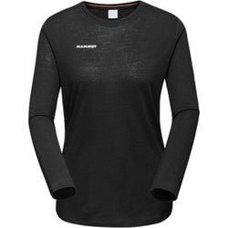 ツリーウール ファーストレイヤー ロングスリーブ アジアンフィット ウィメン レディース カットソー black（0001） Sサイズ（日本：Mサイズ） 1016-01710