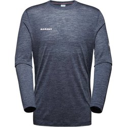 ツリーウール ファーストレイヤー ロングスリーブ アジアンフィット Tree Wool FL Longsleeve AF Men 1016-01720 5784 marine melange Mサイズ(日本：Lサイズ) [アウトドア カットソー メンズ]
