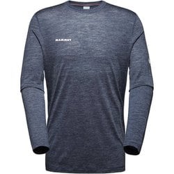 ツリーウール ファーストレイヤー ロングスリーブ アジアンフィット Tree Wool FL Longsleeve AF Men 1016-01720 5784 marine melange XLサイズ(日本：XXLサイズ) [アウトドア カットソー メンズ]