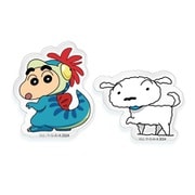 CRS-350 映画クレヨンしんちゃん オラたちの恐竜日記 アクリルクリップ 2個セット 恐竜しんちゃん・シロ