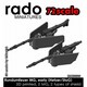RDM72S05 1/72 WWII ドイツ ヘッツァー駆逐戦車/III/IV号突撃砲用車内操作式機銃 前期タイプ 3Dプリント製 2個入 [プラモデル用パーツ]