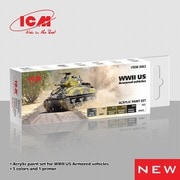 3062 WWII アメリカ装甲車両用 アクリルセット [プラモデル用塗料]