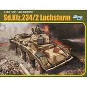 DR6696SP 1/35 WW.II ドイツ軍 8輪重装甲車 Sd.Kfz.234/2 ルクス砲塔装備 金属製車幅ポール/金属製発煙弾発射機＆発煙弾/3Dプリントマズルブレーキ/フィギュア1体付属 豪華仕様 [組立式プラスチックモデル]