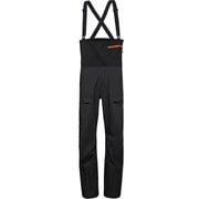 ハルディグラット ハードシェル ビブ パンツ Haldigrat HS Bib Pants Men 1020-13441 0001 black サイズ50 short(日本：Lサイズ) [オーバーパンツ メンズ]