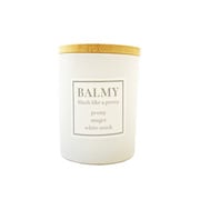 キャンドル ソイキャンドル ウッド芯 BALMY Candle Blush like a peony 130g
