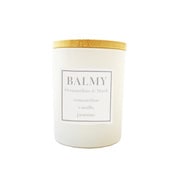 キャンドル ソイキャンドル ウッド芯 BALMY Candle osmanthus&musk 130g