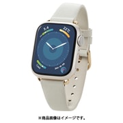 AW-41BDLJWH [アップルウォッチ バンド Apple Watch SE （第2世代/第1世代）/Series 10/9/8/7/6/5/4/3/2/1 [42 41 40 38mm] レザー ベルト スリム ＆me オフホワイト]