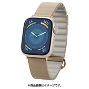 AW-41BDLMAGGB [アップルウォッチ バンド Apple Watch SE （第2世代/第1世代）/Series 10/9/8/7/6/5/4/3/2/1 [42 41 40 38mm] レザー マグネット ベルト ＆me グレージュ]
