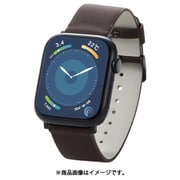 AW-45BDLBR [アップルウォッチ バンド Apple Watch Ultra 2/SE 第2世代/Series 10/9/8/7/6/5/4/3/2/1 [49 46 45 44 42mm] レザー ベルト ブラウン]