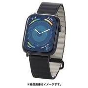 AW-45BDLMAGBK [アップルウォッチ バンド Apple Watch Ultra 2/SE 第2世代/Series 10/9/8/7/6/5/4/3/2/1 [49 46 45 44 42mm] レザー マグネット ベルト ブラック]