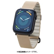 AW-45BDLMAGGB [アップルウォッチ バンド Apple Watch Ultra 2/SE 第2世代/Series 10/9/8/7/6/5/4/3/2/1 [49 46 45 44 42mm] レザー マグネット ベルト グレージュ]