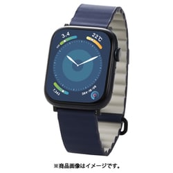 AW-45BDLMAGNV [アップルウォッチ バンド Apple Watch Ultra 2/SE 第2世代/Series 10/9/8/7/6/5/4/3/2/1 [49 46 45 44 42mm] レザー マグネット ベルト ネイビー]
