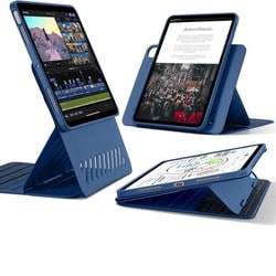 iPad Air 13インチ（M3/M2、2025/2024）専用 着脱可能マグネットカバー付き回転式ケース ESR Shift Magnetic iPad Air 13 M2-Blue