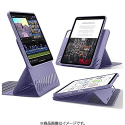 2024年 iPad Pro 11インチ（M4）対応 着脱可能マグネットカバー付き回転式ケース ESR Shift Magnetic iPad Pro 11 M4-Purple