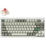 Q1 Max QMK/VIA ワイヤレス カスタム・メカニカルキーボード - RGB - US配列(テンキーレス)- シェルホワイト / Gateron Jupiter スイッチ(ホットスワップ)赤軸 Q1M-P1-US