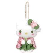 204233-24 サンリオキャラクターズ ボールチェーン付 マスコット 抹茶着物 シリーズ ハローキティ