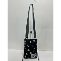 DF-1315 BK [猫総柄スマホショルダーバッグ ブラック]