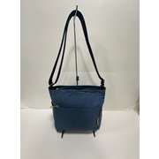 CT-1484 BL [シワナイロン前ポケット片あおりショルダーバッグ ブルー]