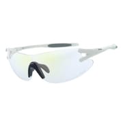 偏光スポーツサングラス FLS 4014 02 Shiny Metallic White(Clear/Blue REVO) [スポーツサングラス]