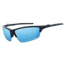 偏光スポーツサングラス FLS 4015 01 Matte Black(Smoke/Blue White REVO) [スポーツサングラス]