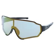 調光スポーツサングラス HTS 4003 02 Shiny Black/Black(Photo[Light Smoke to Smoke]/Gold Full REVO) [スポーツサングラス]