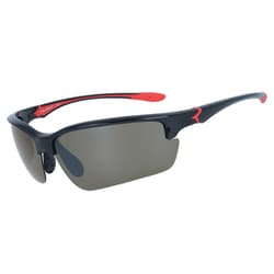 偏光スポーツサングラス PRX 6004 01 Matte Black/Red(Smoke Polar./Flash Mirror) [スポーツサングラス]