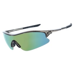 偏光スポーツサングラス SGB 4088 03 Shiny Clear Gray/Black(Brown Polar./Orange Mirror) [スポーツサングラス]