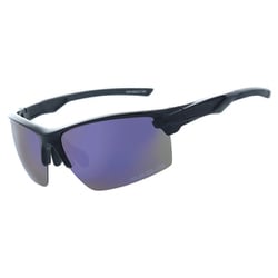 偏光スポーツサングラス SGB 4089 01 Shiny Black/Black(Smoke Polar./Blue REVO) [スポーツサングラス]