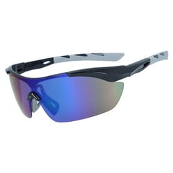 偏光スポーツサングラス SGB 4092 03 Shiny Clear Grey/Black(Smoke Polar./Flash Mirror) [スポーツサングラス]