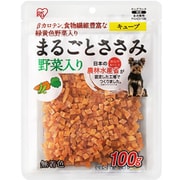 まるごとささみ ジャーキー キューブ 野菜入り P-IJ-CV100 [犬用おやつ 100g]