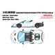 EM783B 1/43 ランボルギーニ Centenario Roadster LP770-4 2016 Rear Wing up バルーンホワイト [レジンキャストミニカー]