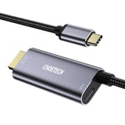 USB Type-C - HDMI ケーブル 100W 電力供給充電ポート 1.8m 4K@60Hz XCH-M180