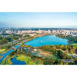300-405 シリーズ・日本の都市49 茨城県水戸市「千波湖空撮」 [ジグソーパズル 300ピース]
