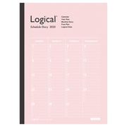 限定 ロジカルダイアリー2025月間ノートタイプA B5 ピンク NS-B502-25AP