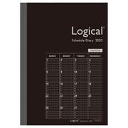 限定 ロジカルダイアリー2025月間ノートタイプB A5 ブラック NS-A502-25BD