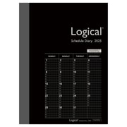 限定 ロジカルダイアリー2025月間ノートタイプB B6 ブラック NS-B602-25BD