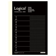 限定 ロジカルダイアリー2025見開き2週間A A6 ブラック NS-A604-25AD