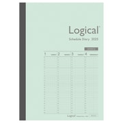限定 ロジカルダイアリー2025週間 バーチカル A5 グリーン NS-A503-25BG