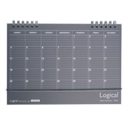 限定 ロジカルカレンダー2025卓上カレンダーWリング B6 ブラック CLT-B602-25D