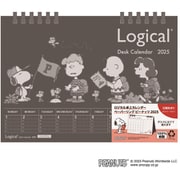 限定 ロジカルカレンダー2025卓上カレンダーペーパーリング B6 ピーナツD COC-CLTP-B602-25PD