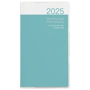 限定 プチスケジュール2025 マンスリー ブルー PSV-002-25B